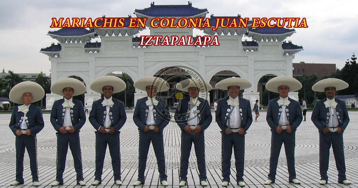 Mariachis en Colonia Juan Escutia